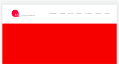 Desktop Screenshot of f2arquitectos.com